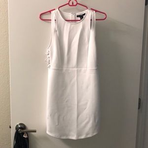 White bodycon dress
